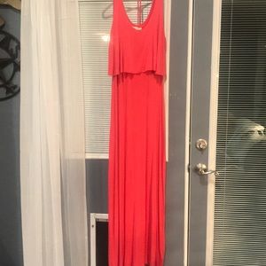 Short sleeve maxi dress